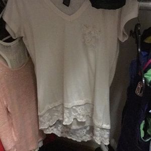 Blouse with pocket and lace 🥳🥰🌞🌸